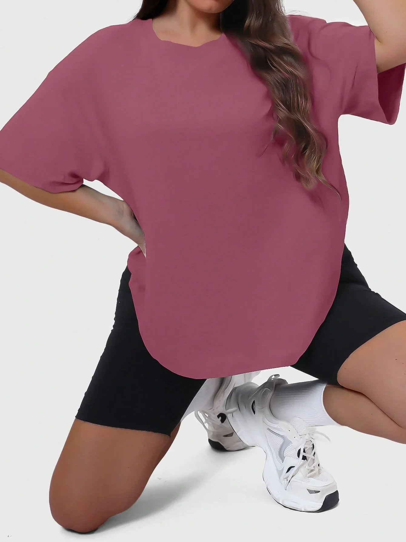 Loose Fit Short Sleeve T-Shirt For Women - Activewear Top For Fitness Yoga Casual All Season
Loose Fit Short Sleeve T-Shirt For Women - Activewear Top For Fitness Yoga Casual All Season
