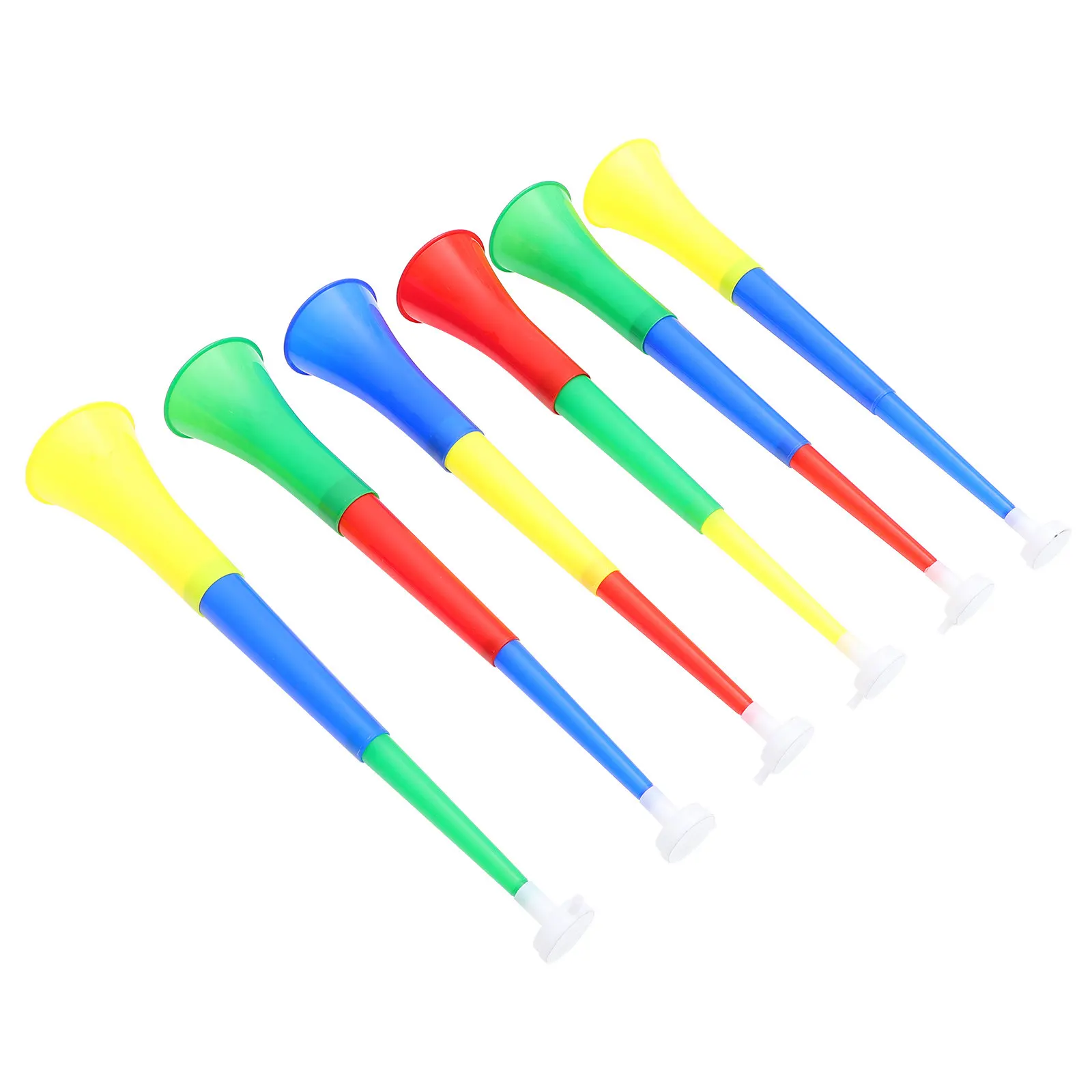 6Pcs Portable Plastic Stadium Horn Collapsible Noisemakers Bright Color Horns for Party Sports Events Stadium Horn
6Pcs Portable Plastic Stadium Horn Collapsible Noisemakers Bright Color Horns for Party Sports Events Stadium Horn