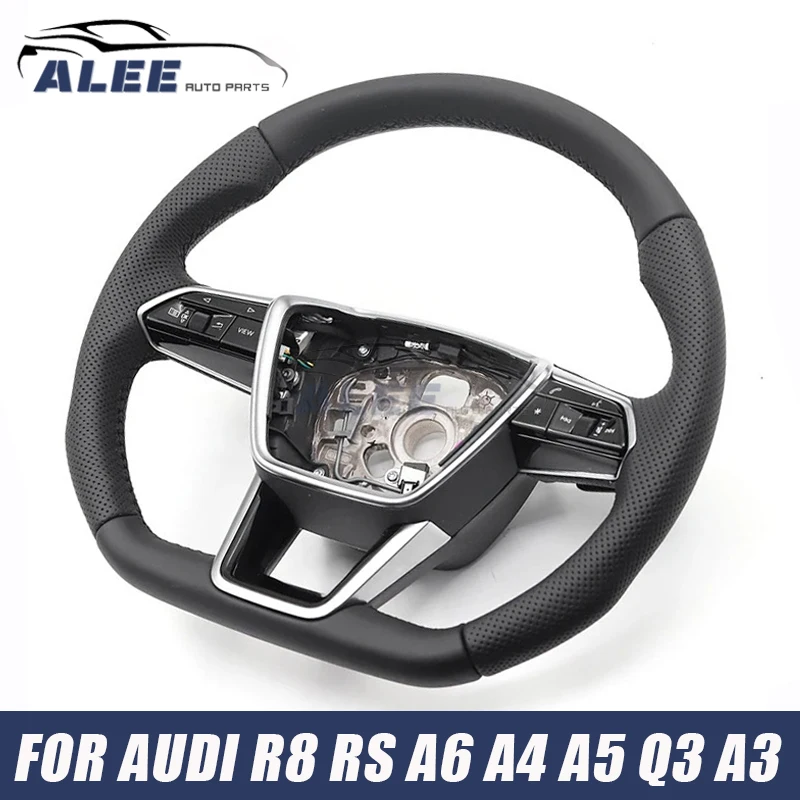 Car Nappa Leather Steering Wheel Fit for Audi A3 A4 A5 A6 A6L A7 Q3 Q2 Q6 Q7 Q8 R8 RS S3 S8 TT TTS TTMK2 TTMK3 Car Accessories
Car Nappa Leather Steering Wheel Fit for Audi A3 A4 A5 A6 A6L A7 Q3 Q2 Q6 Q7 Q8 R8 RS S3 S8 TT TTS TTMK2 TTMK3 Car Accessories