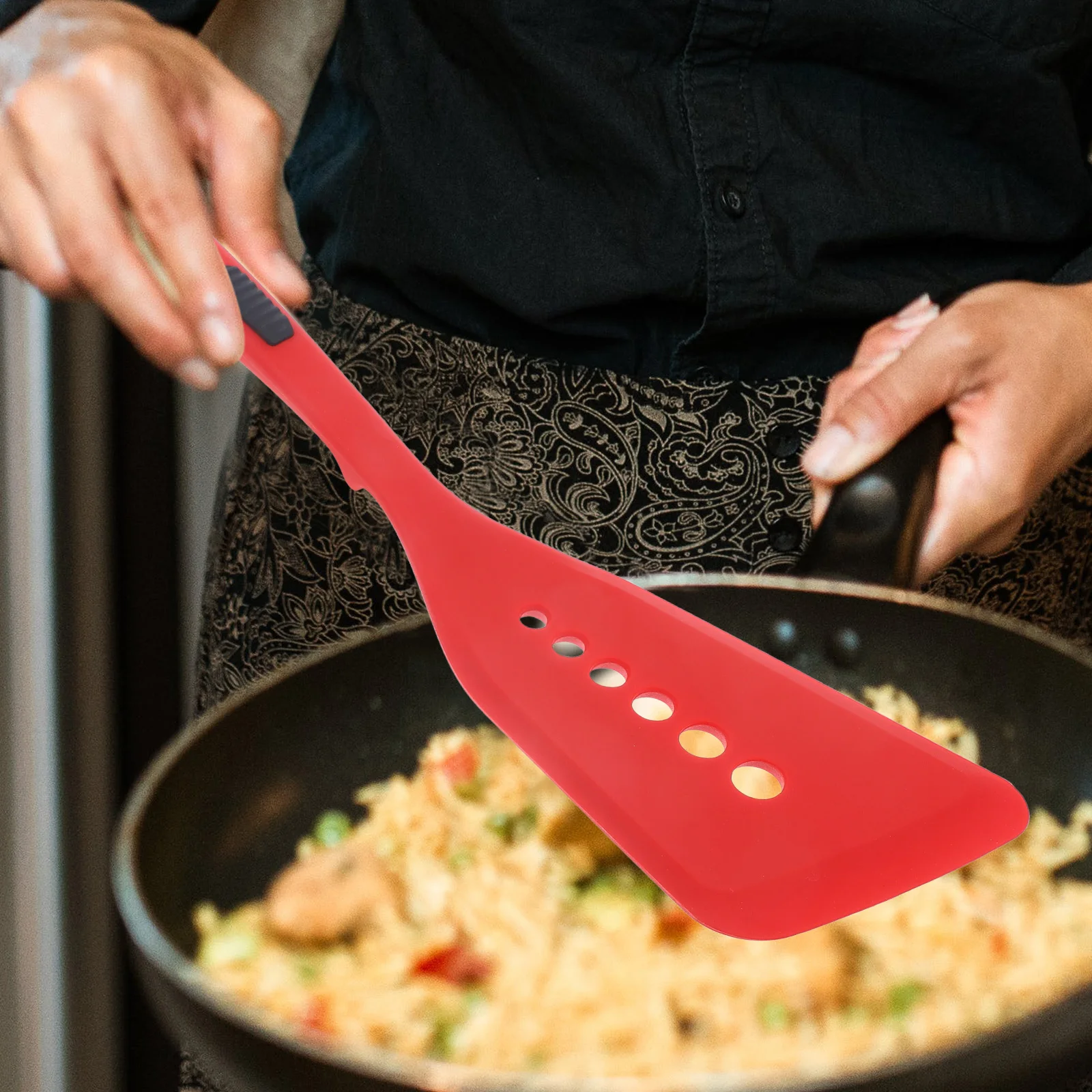 2pcs White Green Silicone Spatulas Non stick Kitchen Cooking Frying Tools Safe Material Hanging Design Suitable Home Hotel 
2pcs White Green Silicone Spatulas Non stick Kitchen Cooking Frying Tools Safe Material Hanging Design Suitable Home Hotel