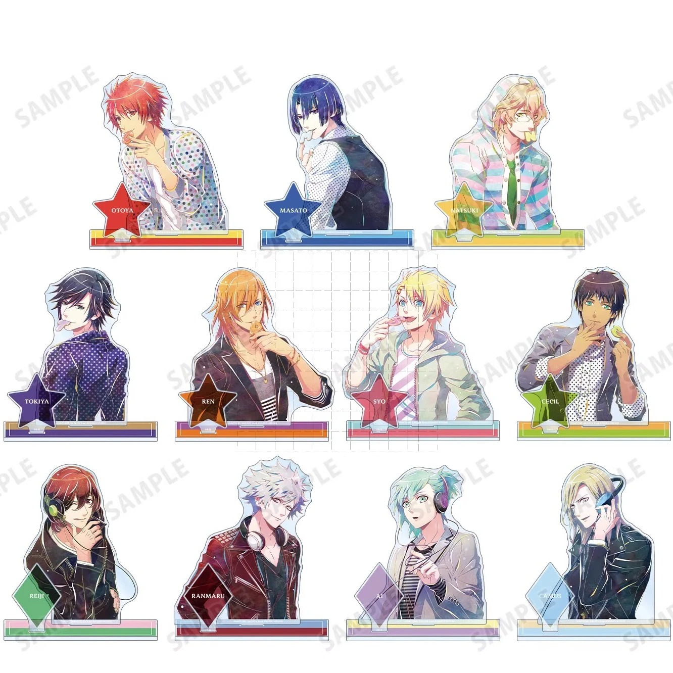 Game Hijirikawa Masato Ittoki Otoya Shinomiya Natsuki Ichinose Tokiya Acrylic Stand Doll Anime Figure Model Cosplay Toy Gift
Game Hijirikawa Masato Ittoki Otoya Shinomiya Natsuki Ichinose Tokiya Acrylic Stand Doll Anime Figure Model Cosplay Toy Gift