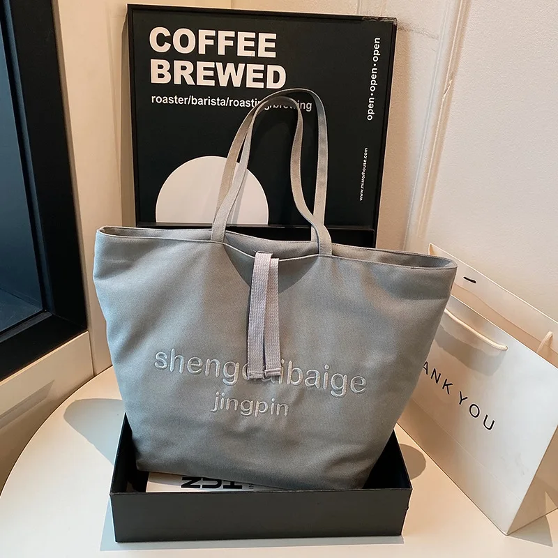 Canvas Tote Bag for Women Shoulder Bags Simple Versatile Class Bags for Girl Large Capacity Bag Purse and Handbags Bolsos Сумка
Canvas Tote Bag for Women Shoulder Bags Simple Versatile Class Bags for Girl Large Capacity Bag Purse and Handbags Bolsos Сумка