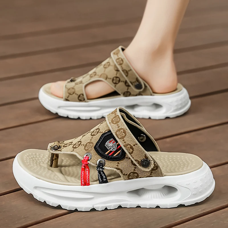 Men's Summer 2026 Luxury Slip-On Sandals Soft Bottom Anti-Slip High-End Beach Shoes Comfortable Wear Resistant Flat Heel EVA
Men's Summer 2026 Luxury Slip-On Sandals Soft Bottom Anti-Slip High-End Beach Shoes Comfortable Wear Resistant Flat Heel EVA