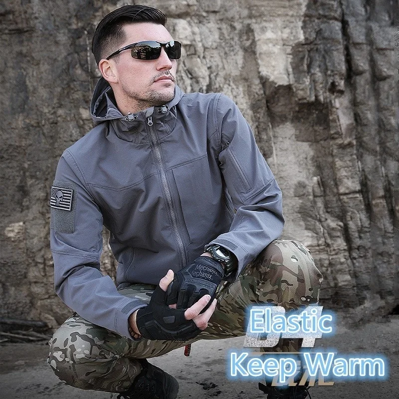 Army Fans Windproof Warm Tactical Soft Shell Jacket Men Outdoor Hiking Combat Training Waterproof Thermal Military Tactics Coat
Army Fans Windproof Warm Tactical Soft Shell Jacket Men Outdoor Hiking Combat Training Waterproof Thermal Military Tactics Coat