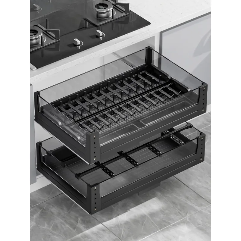 Basket Kitchen Cabinet Dish Basket Double-layer drawer cabinet Storage Dish Basket Built-in seasoning
Basket Kitchen Cabinet Dish Basket Double-layer drawer cabinet Storage Dish Basket Built-in seasoning