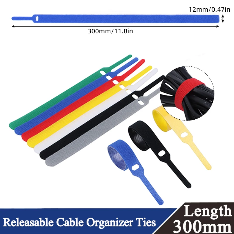 10~1000Pcs Self-adhesive Nylon Tie Length 300mm Backless Data Line Strap Colorful Magic Sticker Backpackers Hikers Line Belt DIY
10~1000Pcs Self-adhesive Nylon Tie Length 300mm Backless Data Line Strap Colorful Magic Sticker Backpackers Hikers Line Belt DIY