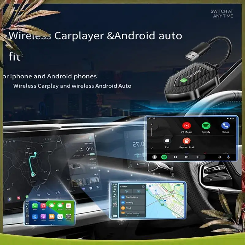 Новый беспроводной адаптер 2 в 1, беспроводной адаптер Carplay Android, автомобильный адаптер Android Auto, преобразователь проводной в Carplay Wireless Box
Новый беспроводной адаптер 2 в 1, беспроводной адаптер Carplay Android, автомобильный адаптер Android Auto, преобразователь проводной в Carplay Wireless Box