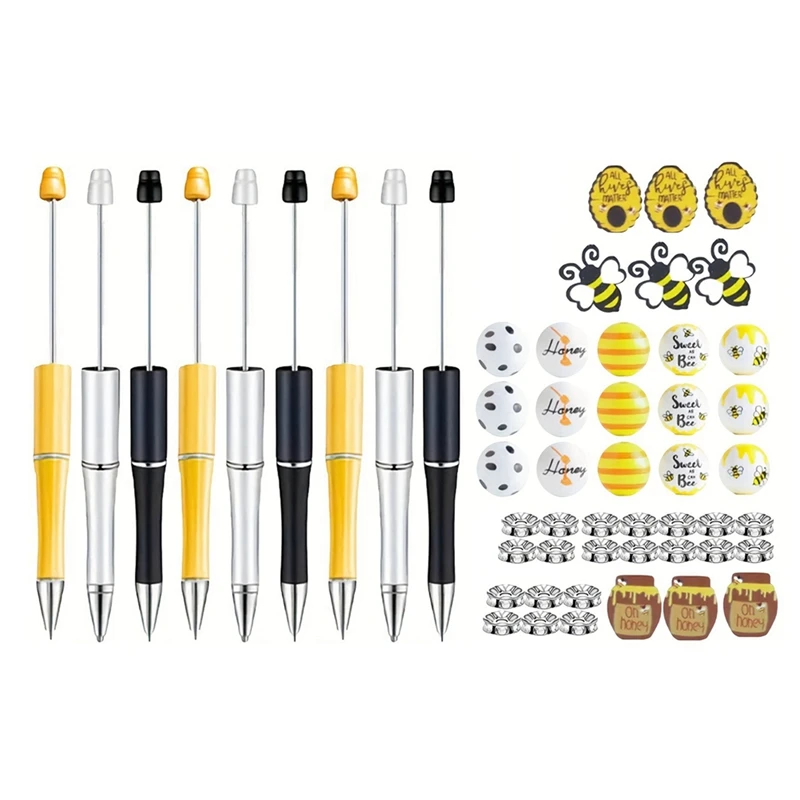 Plastic Beadable Pens For Women Office Craft DIY Bead Pens Bead Crystal Spacer Bead Set
Plastic Beadable Pens For Women Office Craft DIY Bead Pens Bead Crystal Spacer Bead Set