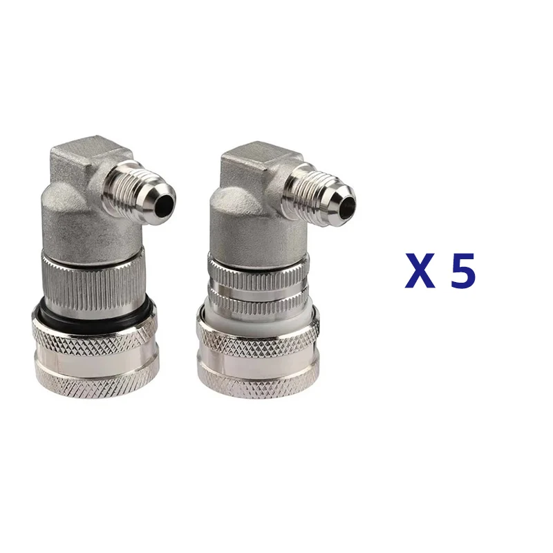 Stainless Steel Ball Lock Disconnect,5 Units for Gas Ball lock & 5 Units for Liquid Ball Lock 
Stainless Steel Ball Lock Disconnect,5 Units for Gas Ball lock & 5 Units for Liquid Ball Lock
