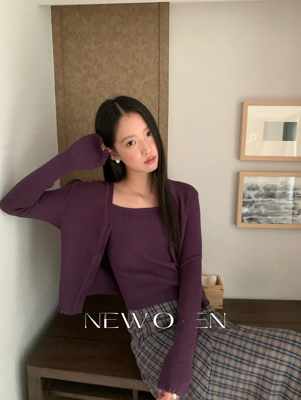 New Open 2026 Autumn Lenzing Texture Strap Vest Lace Collar Knitted Open Cardigan Two Piece Set Women's Fashion Gentle Style
New Open 2026 Autumn Lenzing Texture Strap Vest Lace Collar Knitted Open Cardigan Two Piece Set Women's Fashion Gentle Style