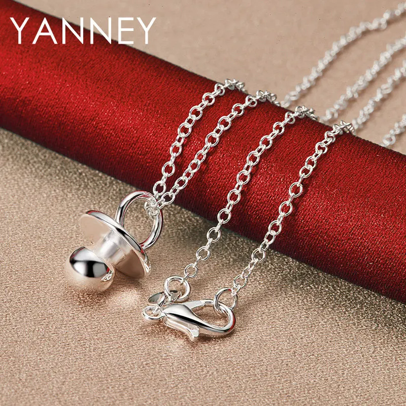 Fine 925 Sterling Silver 16-30 Inches Luxury Beads Necklace For Women Men Fashion Party Gift Jewelry Party Charm
Fine 925 Sterling Silver 16-30 Inches Luxury Beads Necklace For Women Men Fashion Party Gift Jewelry Party Charm