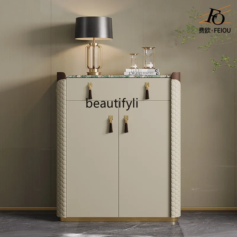 Light luxury household foyer storage shoe rack marble small apartment high-end customized entrance cabinet4567
Light luxury household foyer storage shoe rack marble small apartment high-end customized entrance cabinet4567
