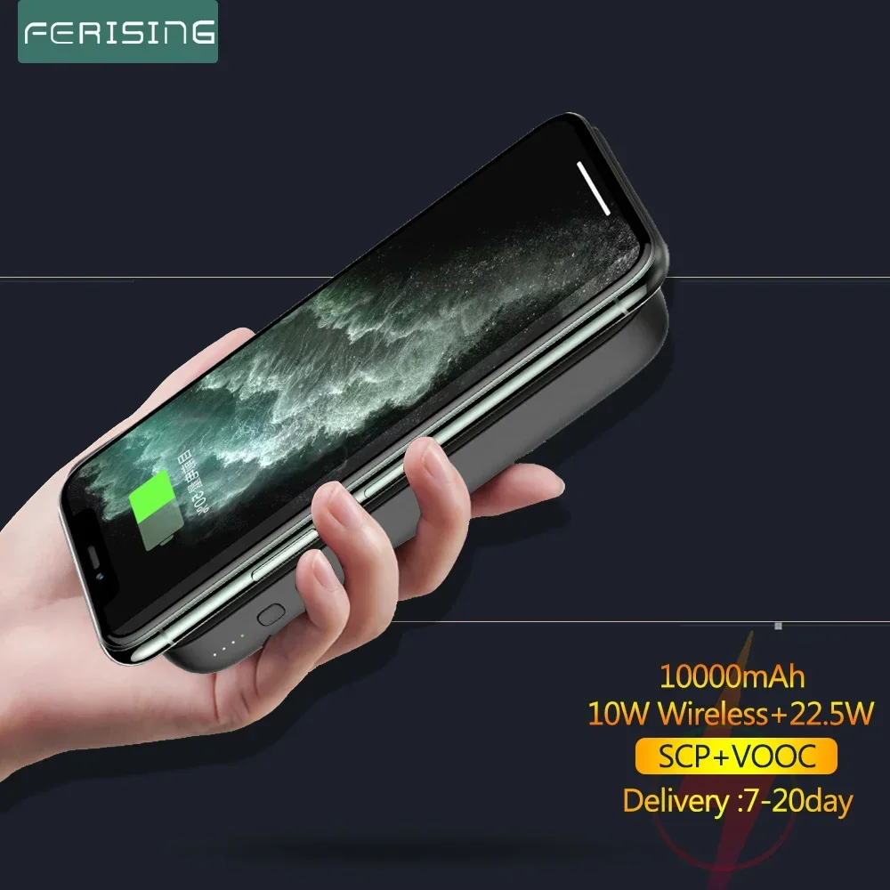 FERISING 10000mAh Qi Wireless Charger Power Bank Quick Charge 3.0 PD 22.5W Powerbank For iPhone Xiaomi Portable External Battery
FERISING 10000mAh Qi Wireless Charger Power Bank Quick Charge 3.0 PD 22.5W Powerbank For iPhone Xiaomi Portable External Battery