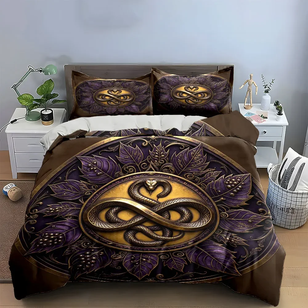 "Snake Infinity Decor Set" Soft Comfortable Duvet Cover Bedding Set Included 1*Duvet Cover & 2*Pillowcases, gift
"Snake Infinity Decor Set" Soft Comfortable Duvet Cover Bedding Set Included 1*Duvet Cover & 2*Pillowcases, gift