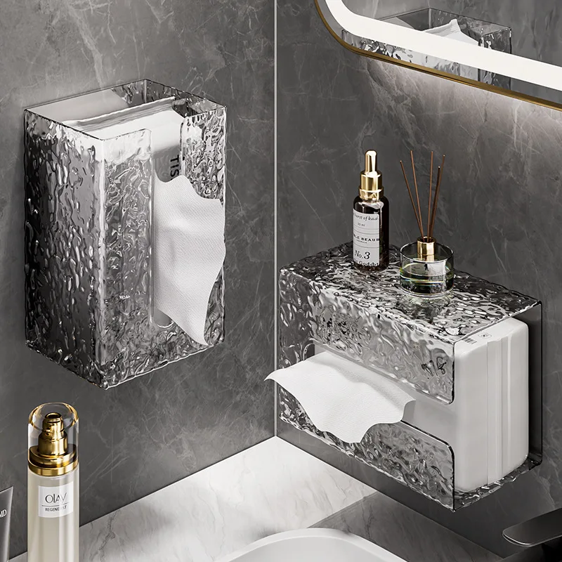 Wall-mounted tissue box, light luxury, high value, multi-functional bathroom, bathroom, paper drawing, storage box
Wall-mounted tissue box, light luxury, high value, multi-functional bathroom, bathroom, paper drawing, storage box