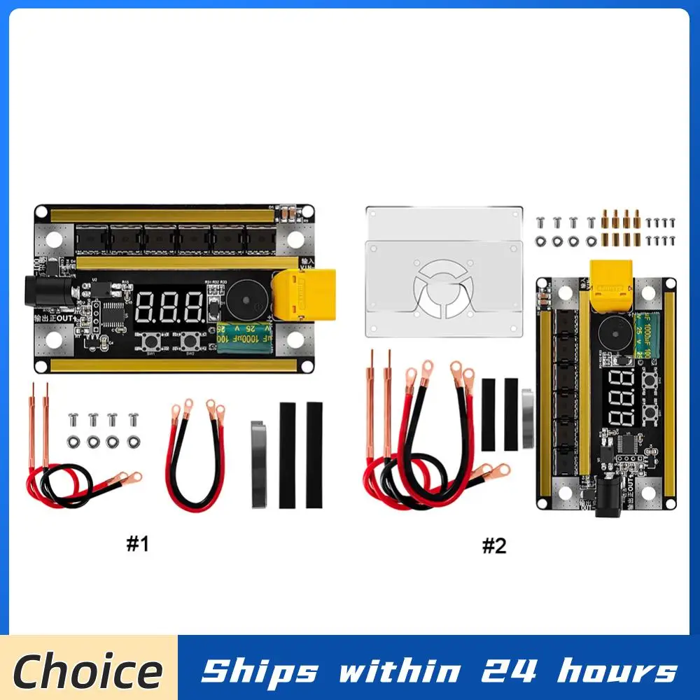 GX591 DIY Spot Welder Set Digital Tube Display 12V Spot Welder Control Board 99 Gears Adjustable 18650 Battery Spot Welding Tool
GX591 DIY Spot Welder Set Digital Tube Display 12V Spot Welder Control Board 99 Gears Adjustable 18650 Battery Spot Welding Tool