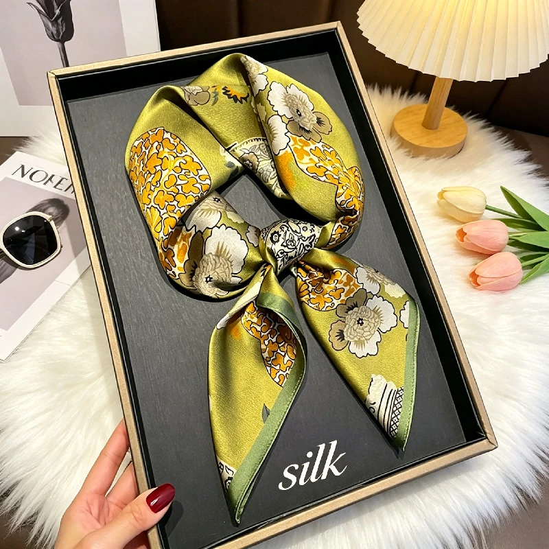 Chinese Style Retro Vase Summer Light Silk Scarf High-end Mulberry Silk Neck Protection Commuter Scarf for Mother
Chinese Style Retro Vase Summer Light Silk Scarf High-end Mulberry Silk Neck Protection Commuter Scarf for Mother