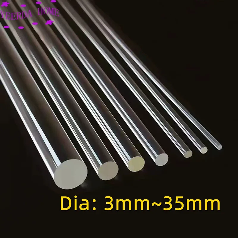 3mm~35mm Dia Clear Acrylic Plexiglass Lucite Rod Bar DIY Decor customized cut sevice DIY accessories Light guide rod
3mm~35mm Dia Clear Acrylic Plexiglass Lucite Rod Bar DIY Decor customized cut sevice DIY accessories Light guide rod