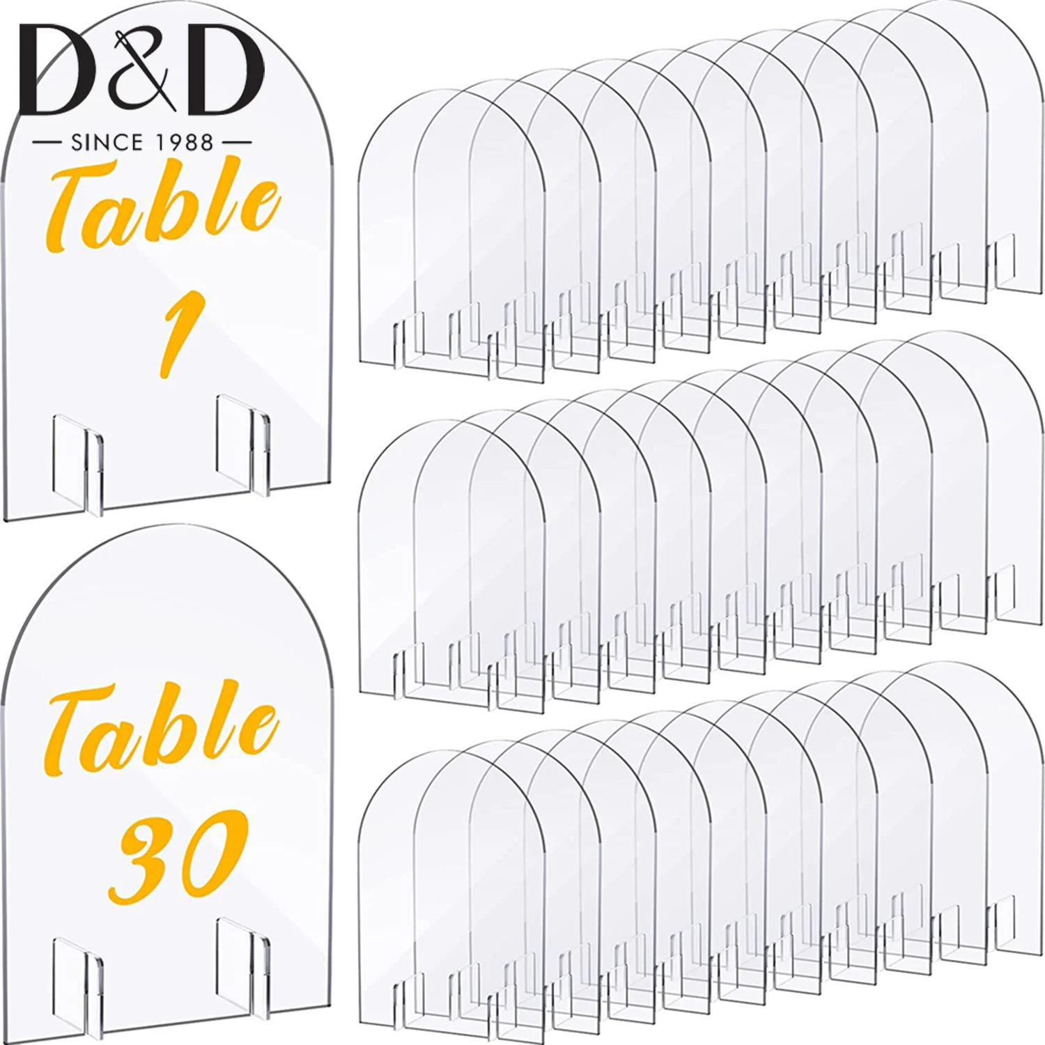 5Pcs/Set Clear Arch Acrylic Sign With Stand DIY Blank Guest Name Tag Place Card Party Ornaments Numbers Plate Wedding Decor
5Pcs/Set Clear Arch Acrylic Sign With Stand DIY Blank Guest Name Tag Place Card Party Ornaments Numbers Plate Wedding Decor
