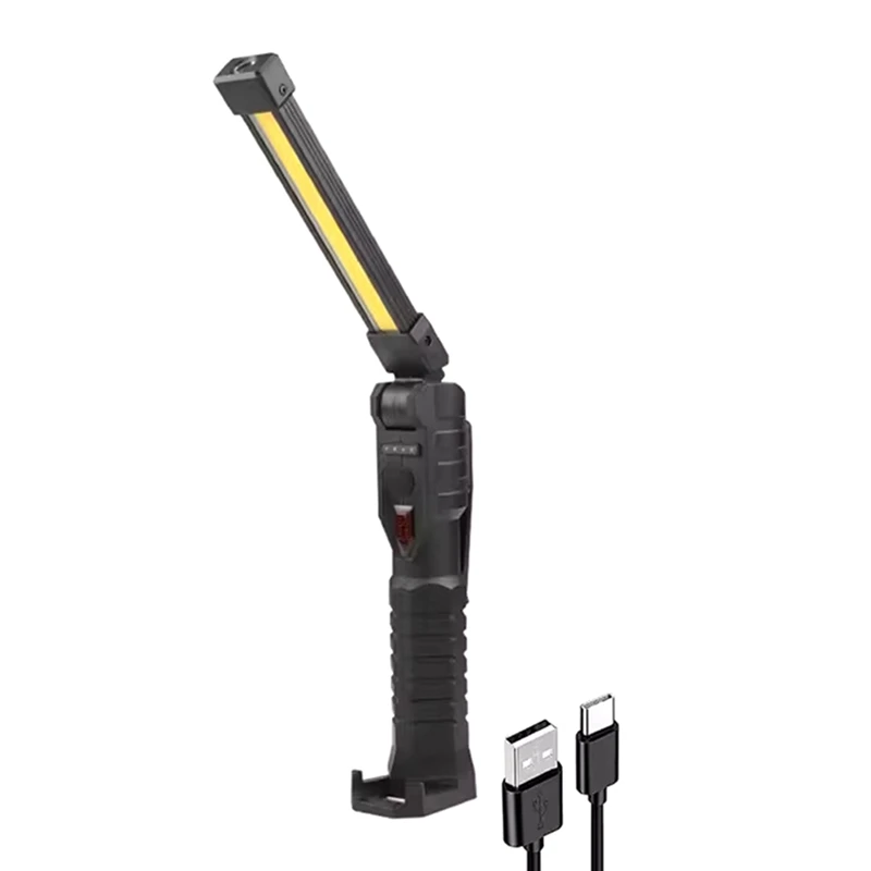 USB Rechargeable LED Work Light COB Lantern With Power Capacity Indicator COB Lantern With Power Handled Flashlight
USB Rechargeable LED Work Light COB Lantern With Power Capacity Indicator COB Lantern With Power Handled Flashlight