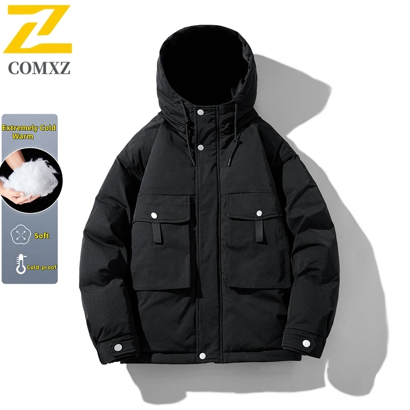 2025 Men's Winter Hooded Parka Coat Leisure Retro Warm Multi-Pocket Padded Jacket Outdoor Snow Cold-proof Cotton Padding Coat
2025 Men's Winter Hooded Parka Coat Leisure Retro Warm Multi-Pocket Padded Jacket Outdoor Snow Cold-proof Cotton Padding Coat