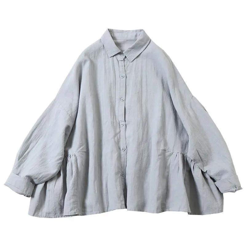 Spring and Summer New Women's POLO Collar Shirt Loose Casual According To Long Sleeved Top
Spring and Summer New Women's POLO Collar Shirt Loose Casual According To Long Sleeved Top