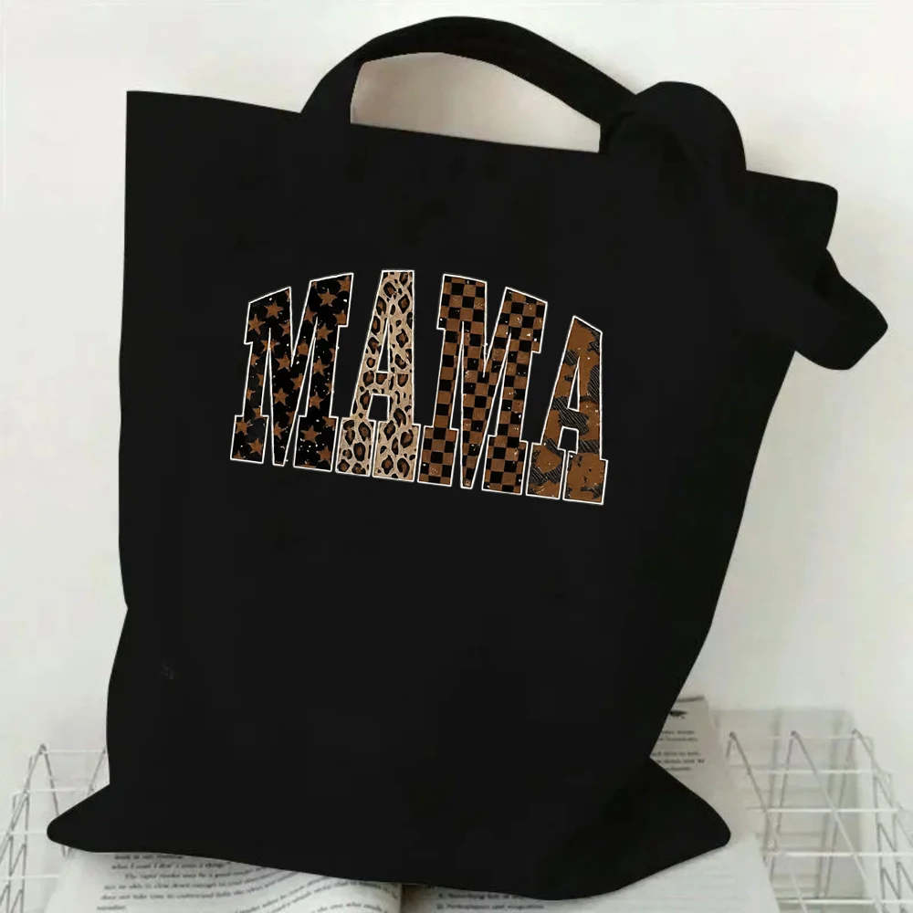 Mama Leopard Print Tote Bag, Stylish Animal Pattern Design, Reusable Canvas Shopping Bag for Fashionable Moms
Mama Leopard Print Tote Bag, Stylish Animal Pattern Design, Reusable Canvas Shopping Bag for Fashionable Moms