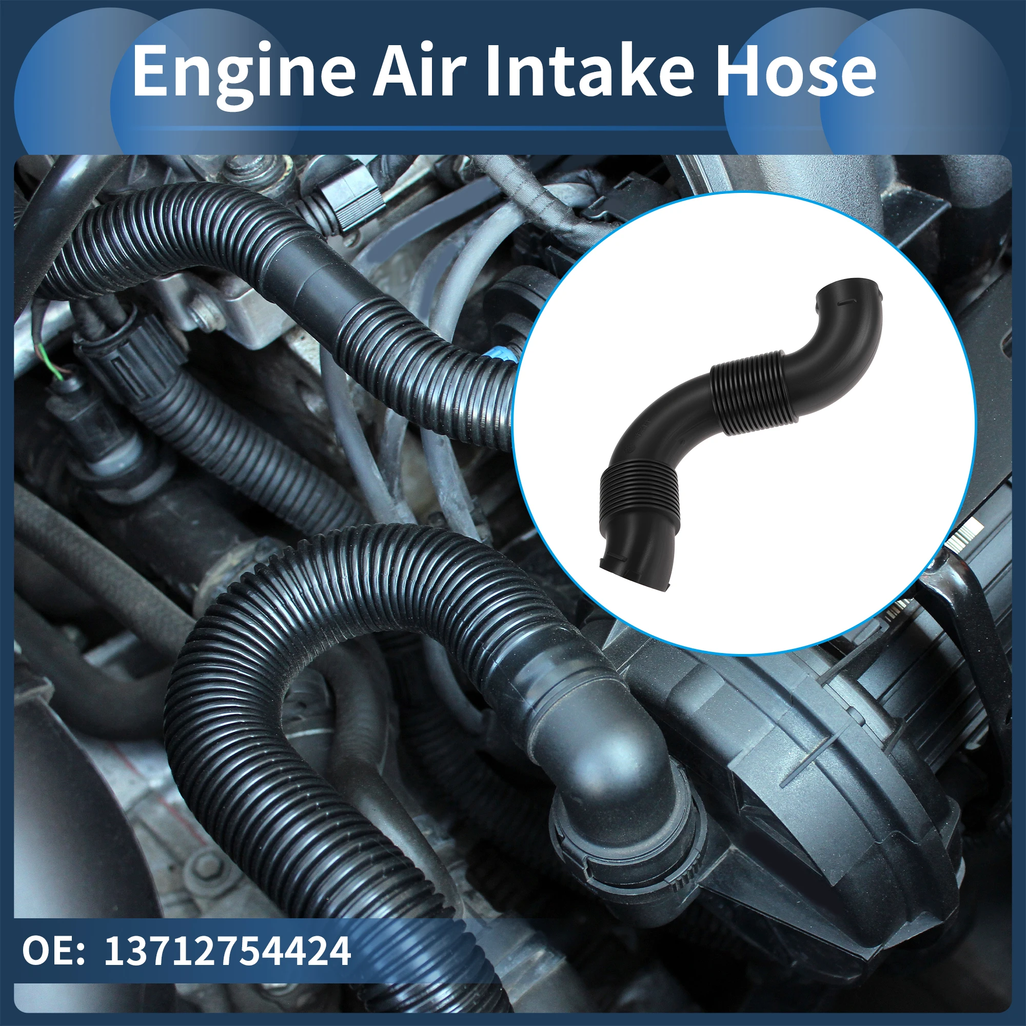 UXCELL Engine Air Intake Hose for Mini Cooper 2011-2013 No.13712754424 Plastic 1 pcs
UXCELL Engine Air Intake Hose for Mini Cooper 2011-2013 No.13712754424 Plastic 1 pcs