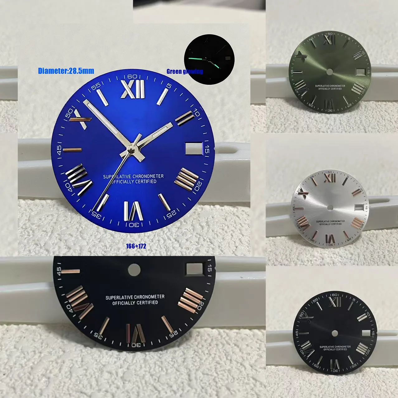 New high-quality products 28.5mm s logo hot Roman number S dial suitable for nh35 nh36 movement s watch accessories repair tools
New high-quality products 28.5mm s logo hot Roman number S dial suitable for nh35 nh36 movement s watch accessories repair tools
