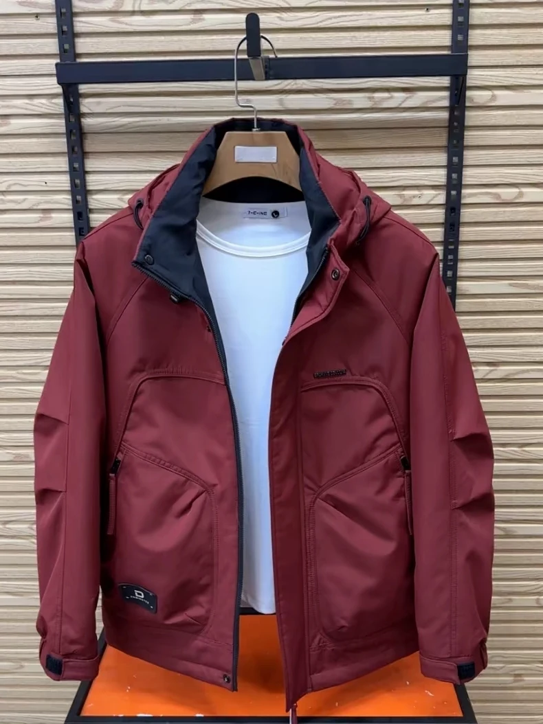 High Quali Men's Hooded Cotton Jaet Autumn Winter Faionable Versatile Cool Looking Stand Fit Long Sve Warmth
High Quali Men's Hooded Cotton Jaet Autumn Winter Faionable Versatile Cool Looking Stand Fit Long Sve Warmth