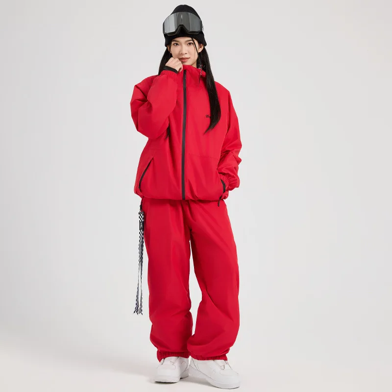 New Winter Solid Color Skiing Clothes Women Outdoor Waterproof Windproof Warm Thick Men's Doubleboard Sports Loose Snow Clothes
New Winter Solid Color Skiing Clothes Women Outdoor Waterproof Windproof Warm Thick Men's Doubleboard Sports Loose Snow Clothes