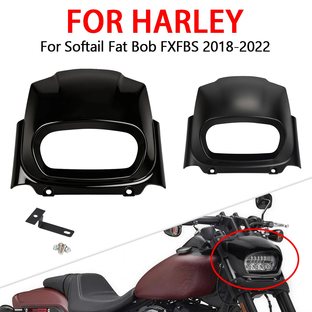 Motorcycle Accessories Black Headlight Fairing Trim Cowl Cover Fit For Harley Davidson Softail Fat Bob FXFB FXFBS 2018 - 2022
Motorcycle Accessories Black Headlight Fairing Trim Cowl Cover Fit For Harley Davidson Softail Fat Bob FXFB FXFBS 2018 - 2022