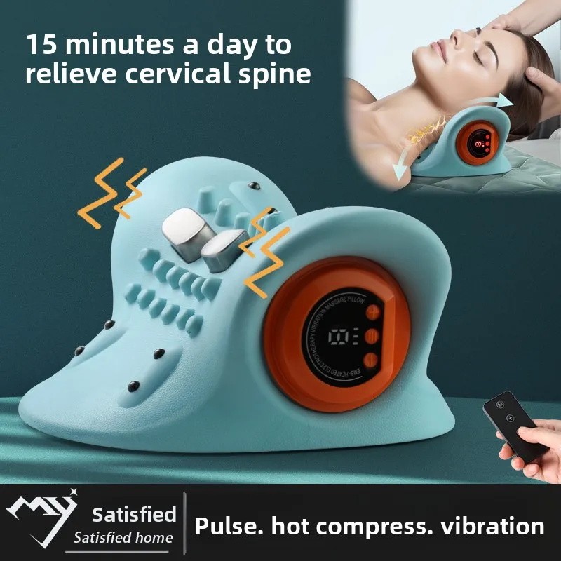 Cervical spine pillow hot compress massager pulse vibration neck protection single special pillow reverse support pillow neck
Cervical spine pillow hot compress massager pulse vibration neck protection single special pillow reverse support pillow neck