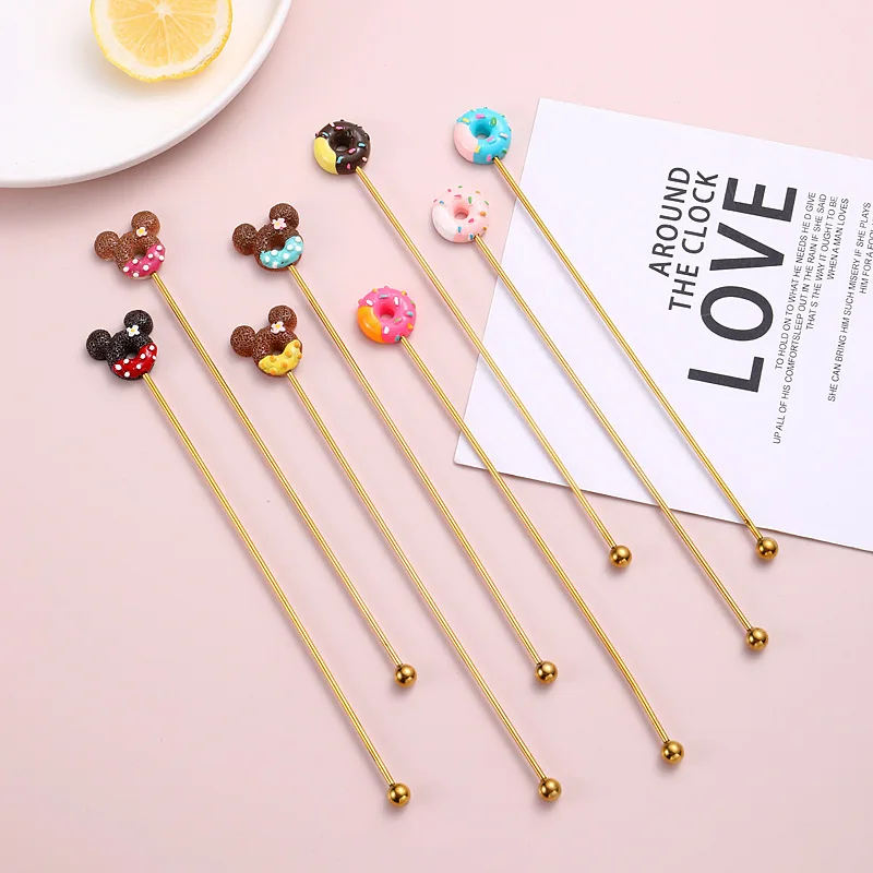 8pcs/Set Creative 304 Stainless Steel Stir Stick Cartoon Donut Stirrer Cold Drink Long Handle Cocktail Stick Bar Tools
8pcs/Set Creative 304 Stainless Steel Stir Stick Cartoon Donut Stirrer Cold Drink Long Handle Cocktail Stick Bar Tools