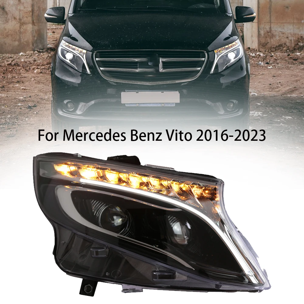 Автомобильные светодиодные фары с задними фонарями для Benz Vito W447 2016-2024, аксессуары, обновление передних и задних фонарей в сборе Plug and Play
Автомобильные светодиодные фары с задними фонарями для Benz Vito W447 2016-2024, аксессуары, обновление передних и задних фонарей в сборе Plug and Play