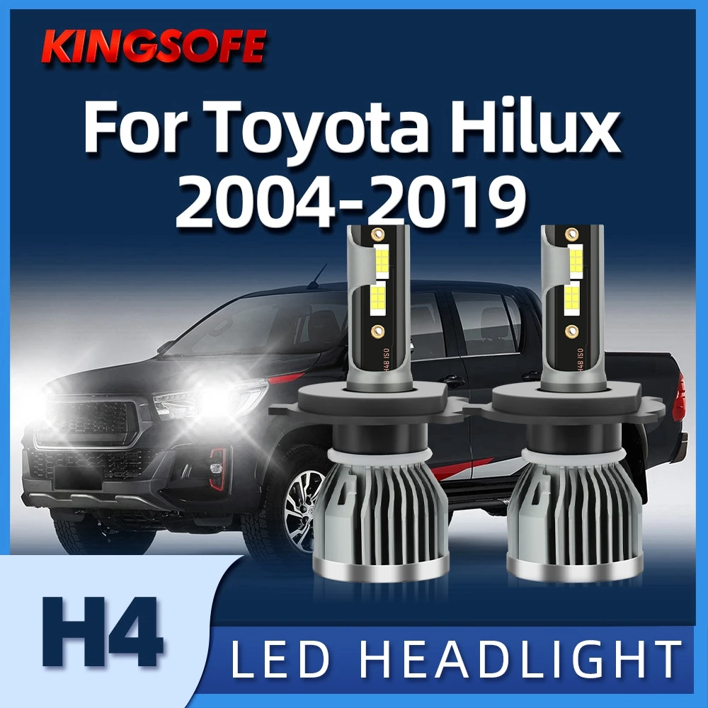 KIONGSOFE Auto Headlight Lamp Car Light H4 LED Bulb For Toyota Hilux 2014-2019 2004 2005 2006 2007 2008 2009 2010 2011 2012 2013
KIONGSOFE Auto Headlight Lamp Car Light H4 LED Bulb For Toyota Hilux 2014-2019 2004 2005 2006 2007 2008 2009 2010 2011 2012 2013
