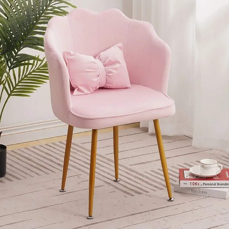 Learning Chairs Student Dormitory Makeup Stool Light Luxury High-end Nail Salon Chairs Petals Office Furniture Vanity for Girls
Learning Chairs Student Dormitory Makeup Stool Light Luxury High-end Nail Salon Chairs Petals Office Furniture Vanity for Girls