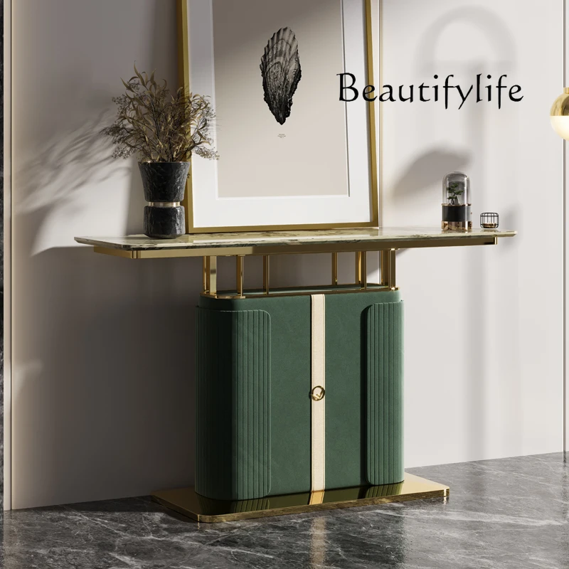Italian light luxury door cabinet Hong Kong light luxury solid wood foyer cabinet high-end natural marble decorative cabinet
Italian light luxury door cabinet Hong Kong light luxury solid wood foyer cabinet high-end natural marble decorative cabinet