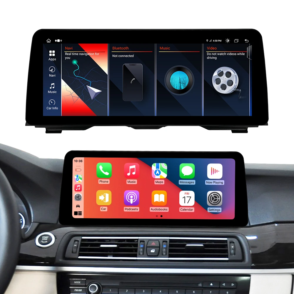 Android 13 12.3-Inch Touch Screen Carplay Auto Navigation Player 5 Series F10 F11 Cic Nbt 2011 - 2017 Gps 4G Radio
Android 13 12.3-Inch Touch Screen Carplay Auto Navigation Player 5 Series F10 F11 Cic Nbt 2011 - 2017 Gps 4G Radio