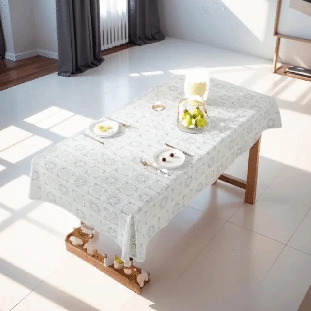 Waterproof PVC Tablecloth Oil Proof Erasable Table Cover Stain Resistant Rectangular Lace Tablecloth Coffee Tables
Waterproof PVC Tablecloth Oil Proof Erasable Table Cover Stain Resistant Rectangular Lace Tablecloth Coffee Tables