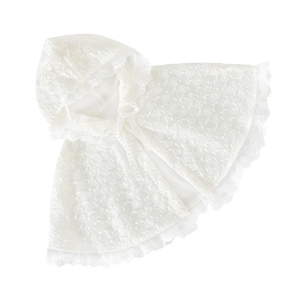 Girls Sun Protection Cape Fashion Lace Robe Performance Cloak Dress-up Costume Accessory for Girls (White, 80cm, 0-2 Years Old)
Girls Sun Protection Cape Fashion Lace Robe Performance Cloak Dress-up Costume Accessory for Girls (White, 80cm, 0-2 Years Old)