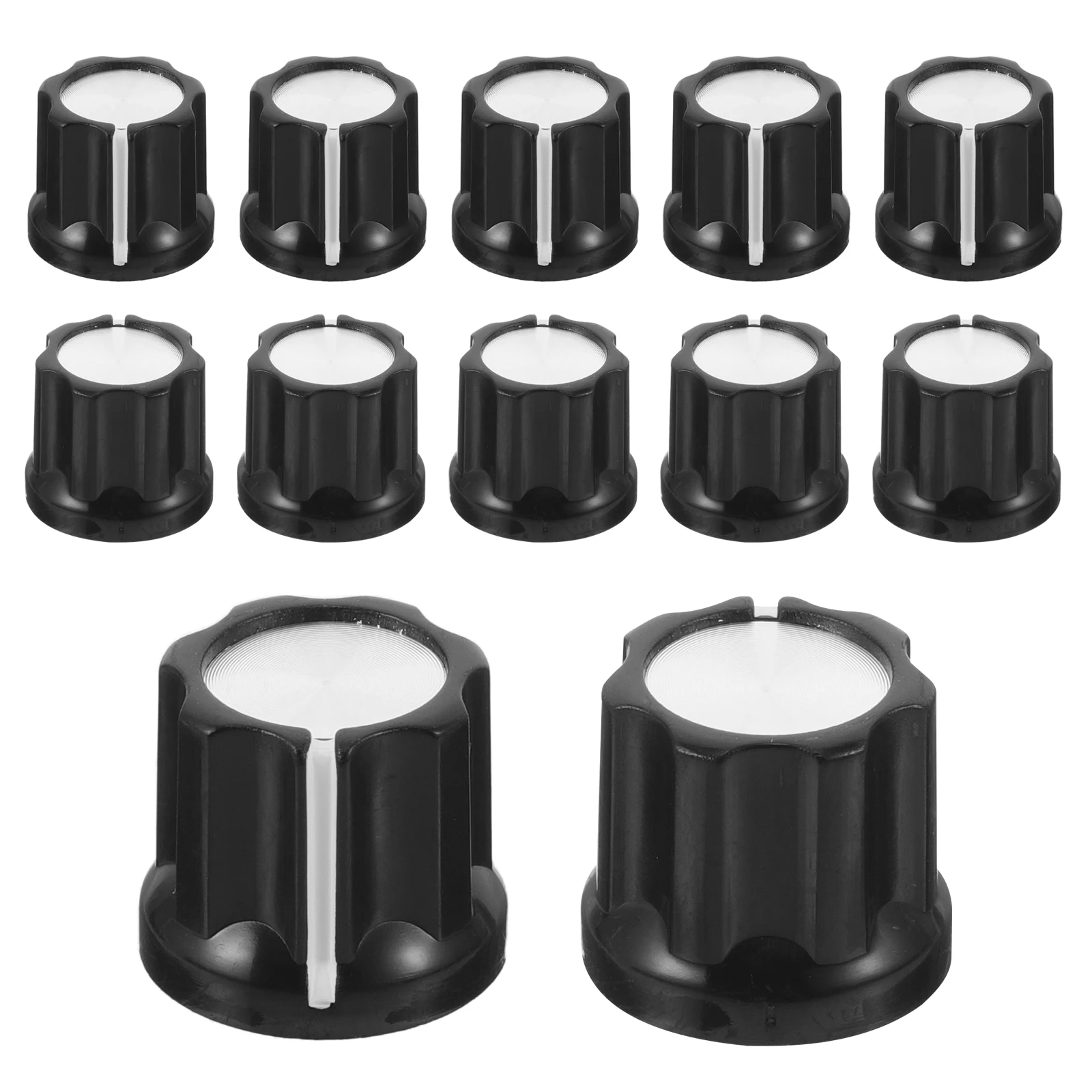 12pcs Electric Knobs Volume Tone Replacement Parts For Bass Accessories Speed Hat Pedal Button Caps Aluminum Alloy
12pcs Electric Knobs Volume Tone Replacement Parts For Bass Accessories Speed Hat Pedal Button Caps Aluminum Alloy