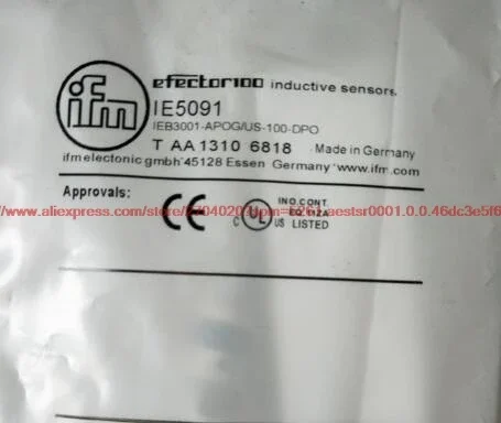 IE5091/ IE5078/ IE5086/ IE5111/ IY5034/ IE5082/ IE5330/ IE5131 Proximity Switch Sensors
IE5091/ IE5078/ IE5086/ IE5111/ IY5034/ IE5082/ IE5330/ IE5131 Proximity Switch Sensors