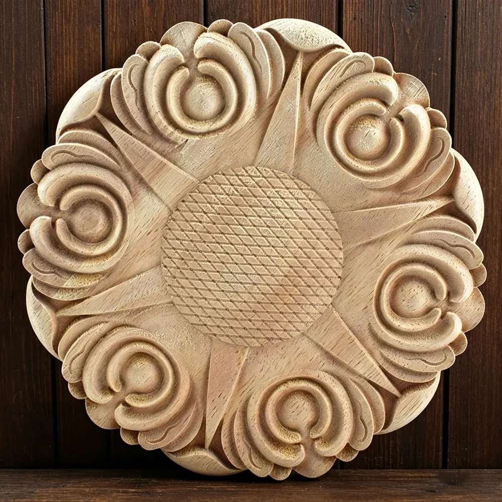 20cm Vintage Unpainted Wood Carved Decal Corner Onlay Applique Frame Home Furniture Wall Cabinet Door Decor Figurines Crafts
20cm Vintage Unpainted Wood Carved Decal Corner Onlay Applique Frame Home Furniture Wall Cabinet Door Decor Figurines Crafts
