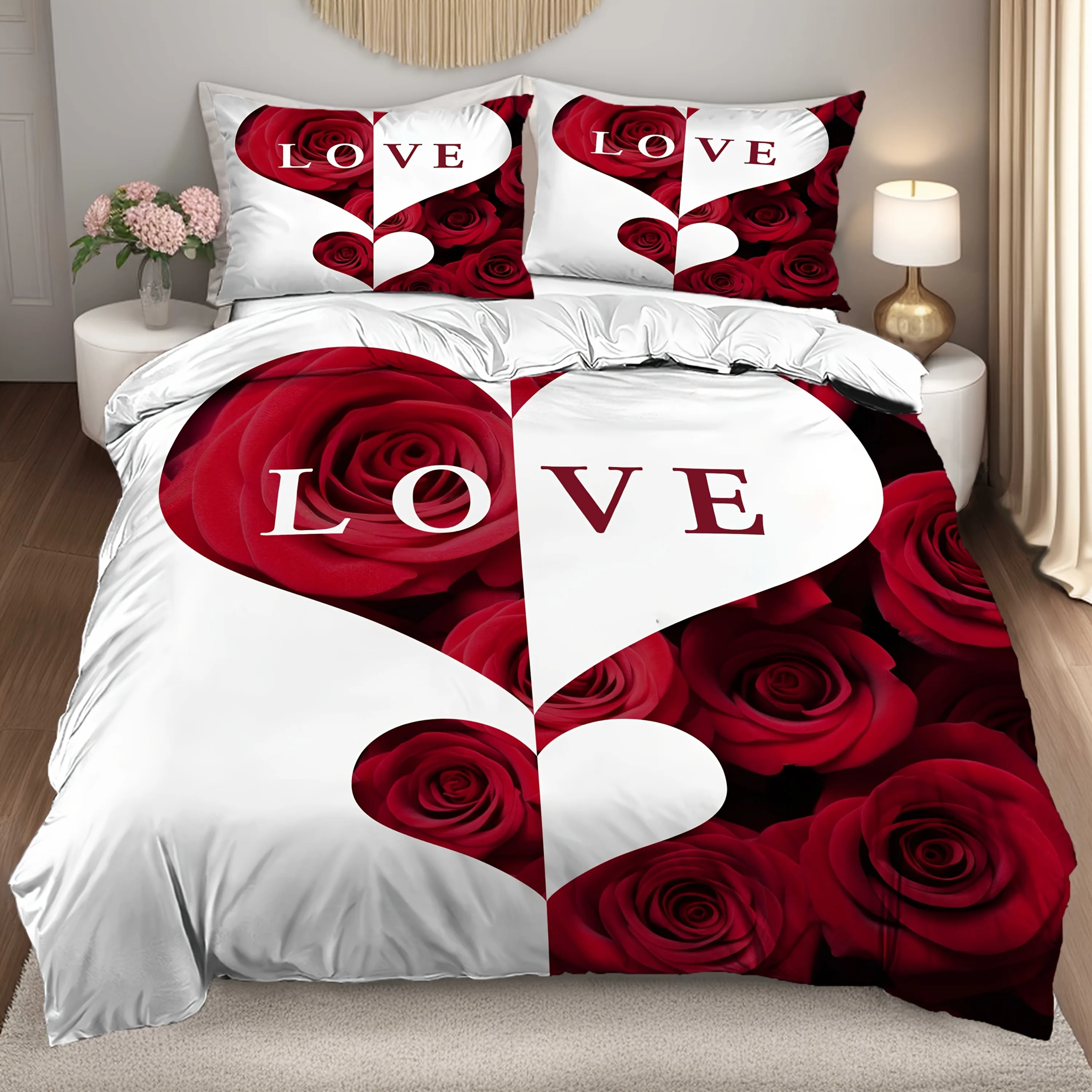 LOVE Printed Polyester Children 3D Children'S King Size Bedding Duvet Cover Set Cute Printed Cartoon Quilt Cover Home
LOVE Printed Polyester Children 3D Children'S King Size Bedding Duvet Cover Set Cute Printed Cartoon Quilt Cover Home