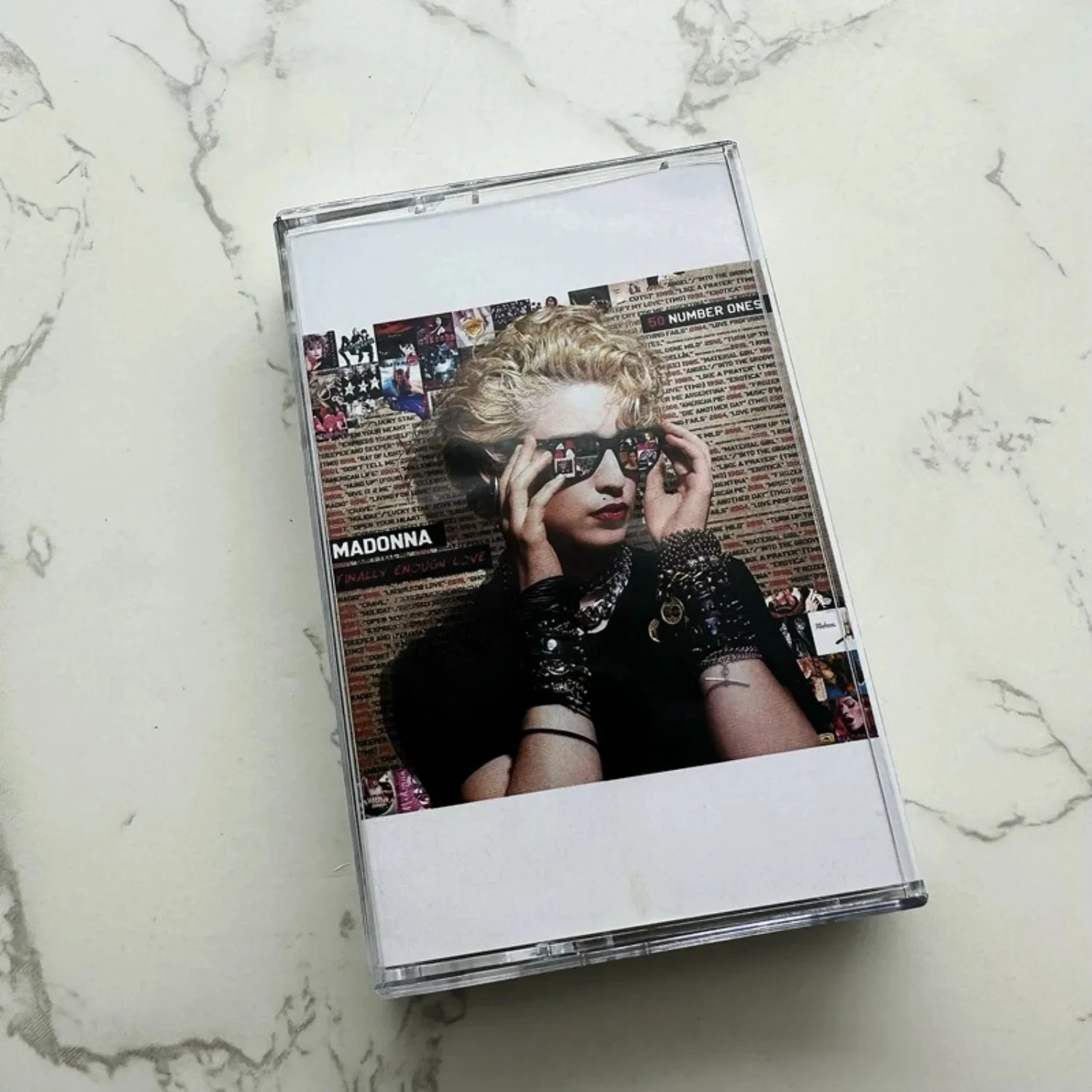 Madonna Finally Enough Love Pop Dance-Pop Audio Cassette Tape Retro Vintage Analog Sound Collectible for Fans Home Art Decor
Madonna Finally Enough Love Pop Dance-Pop Audio Cassette Tape Retro Vintage Analog Sound Collectible for Fans Home Art Decor