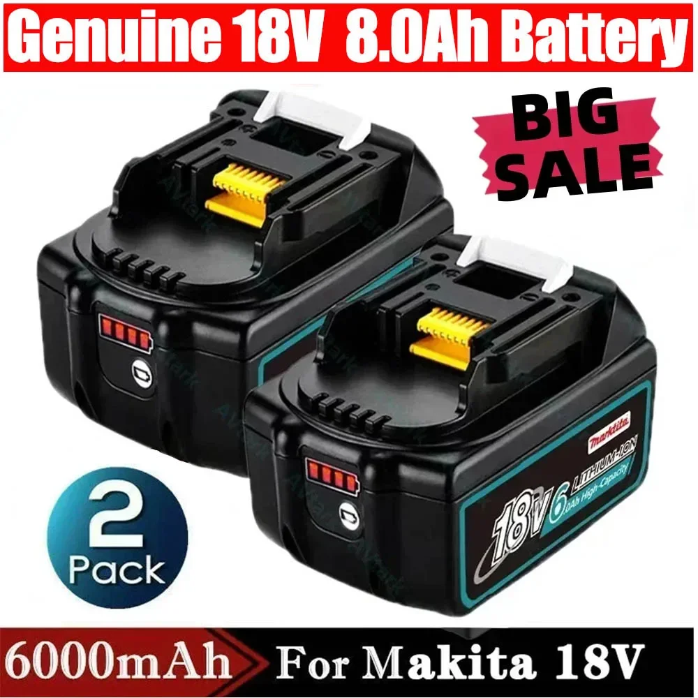 for Original Makita 18V Battery 6Ah BL1850B Li-ion Replacement Battery BL1850 BL1860B BL1860 BL1840B BL1830B BL1830 LXT-400 RU
for Original Makita 18V Battery 6Ah BL1850B Li-ion Replacement Battery BL1850 BL1860B BL1860 BL1840B BL1830B BL1830 LXT-400 RU