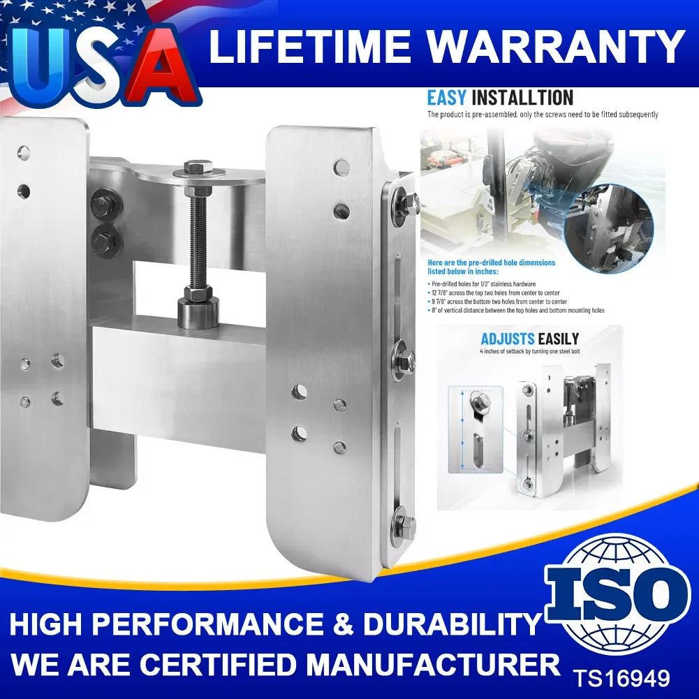 Регулируемая подставка для подвесного мотора 4 дюйма, алюминиевая, с ручным подъемником
Регулируемая подставка для подвесного мотора 4 дюйма, алюминиевая, с ручным подъемником