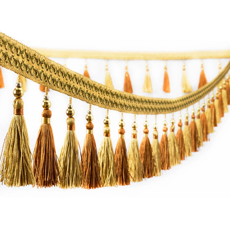Beaded Tassel Fringe Trim for Curtain Sewing DIY Boho Home Decor Upholstery Lace Braid Craft Ribbon Wedding Accessories
Beaded Tassel Fringe Trim for Curtain Sewing DIY Boho Home Decor Upholstery Lace Braid Craft Ribbon Wedding Accessories