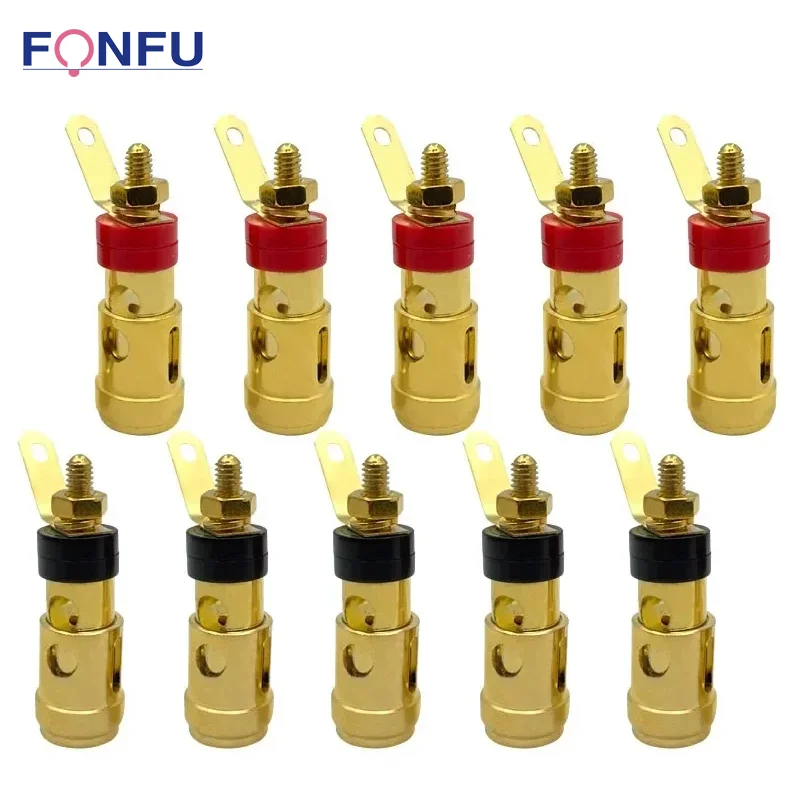 20PCS Gold-plated Small Push-type Spring Terminal Amplifier Speaker Spring Self-locking Socket Push-type Terminal
20PCS Gold-plated Small Push-type Spring Terminal Amplifier Speaker Spring Self-locking Socket Push-type Terminal